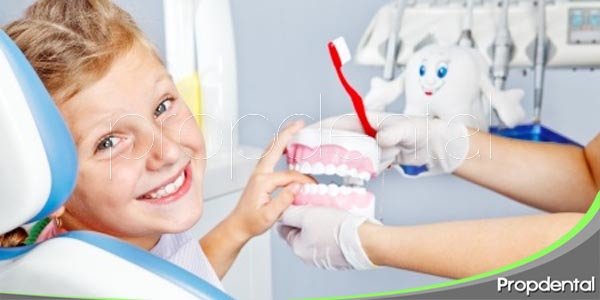 dientes permanentes detrás de dientes primarios