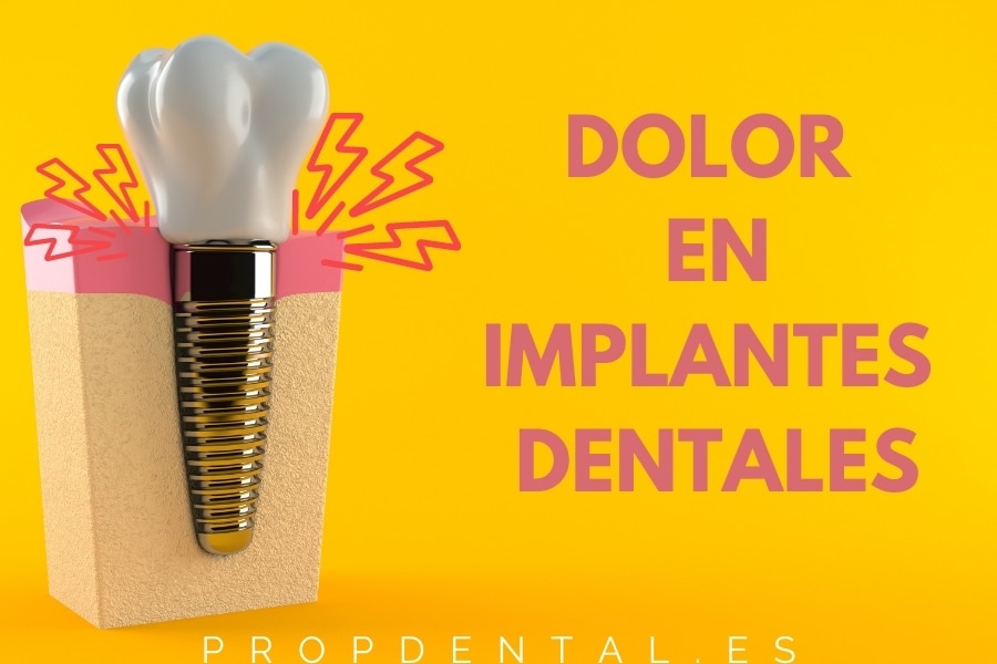 Dolor en implantes dentales