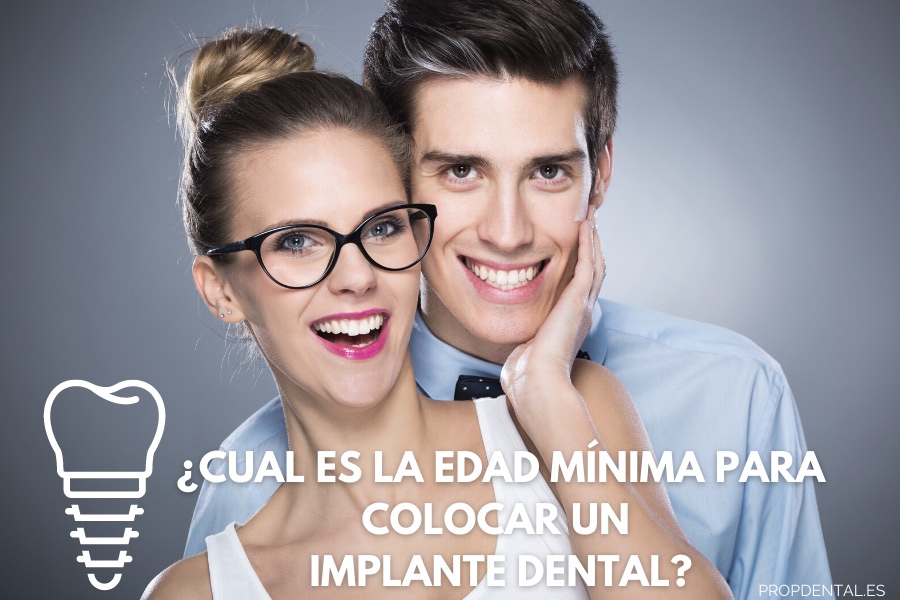 edad mínima para implante dental